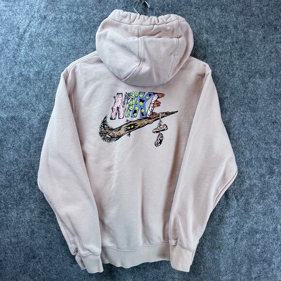 Nike Other - Nike Fantasy Creature Hoodie Mens Medium Pink Shrooms Shoes Skater